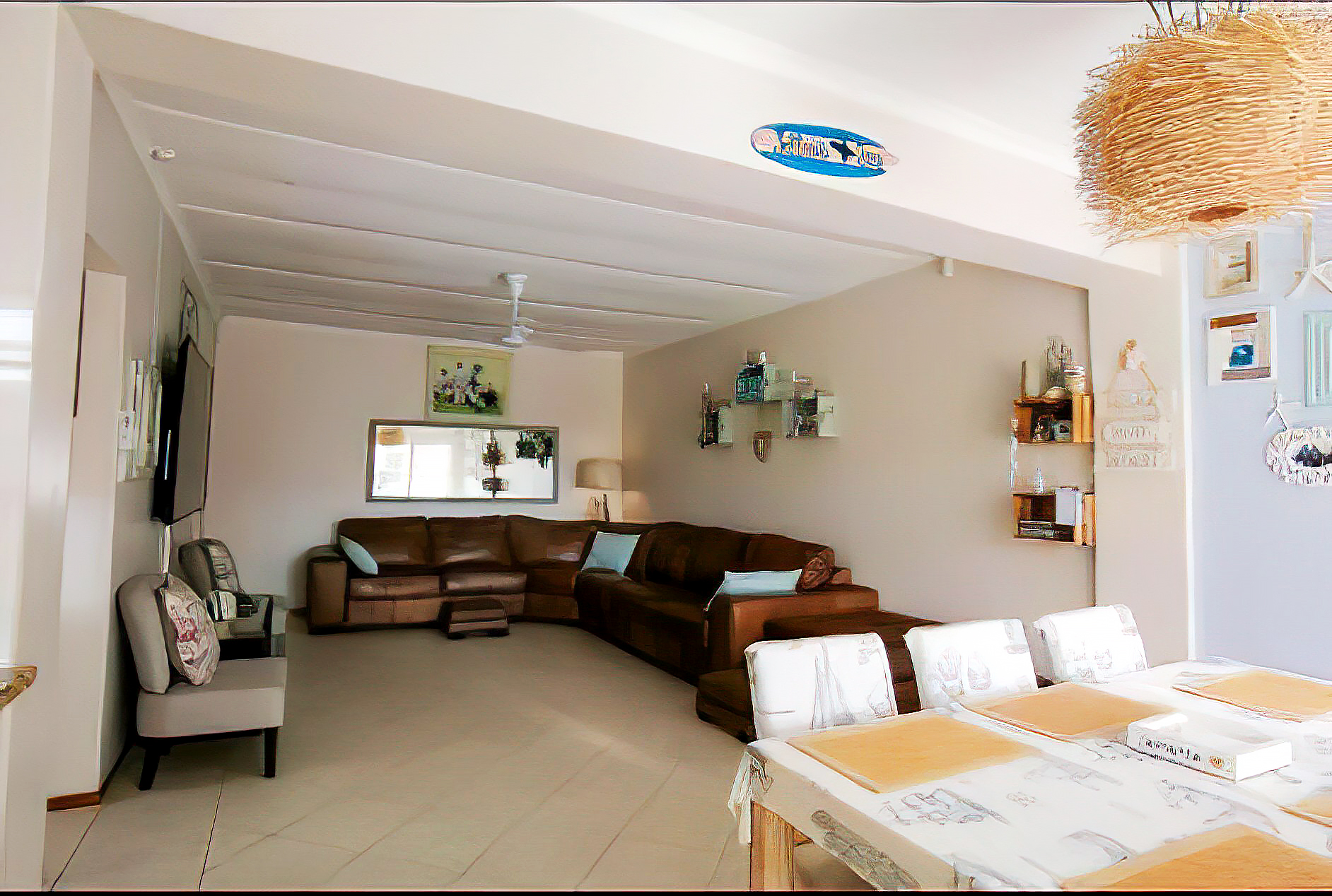 Living room with dining Surf n Sea Jeffreys Bay